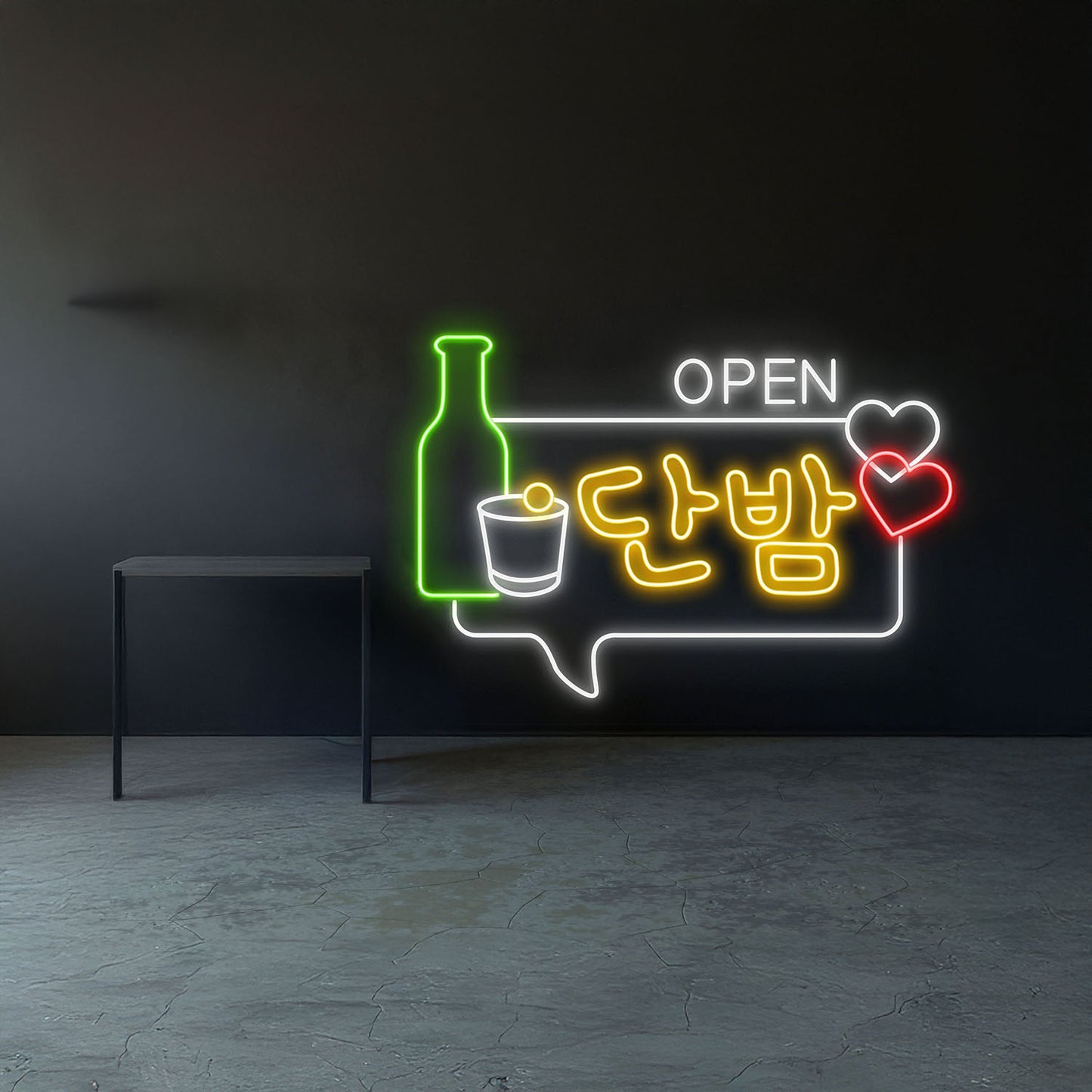 Soju Open Neon Sign