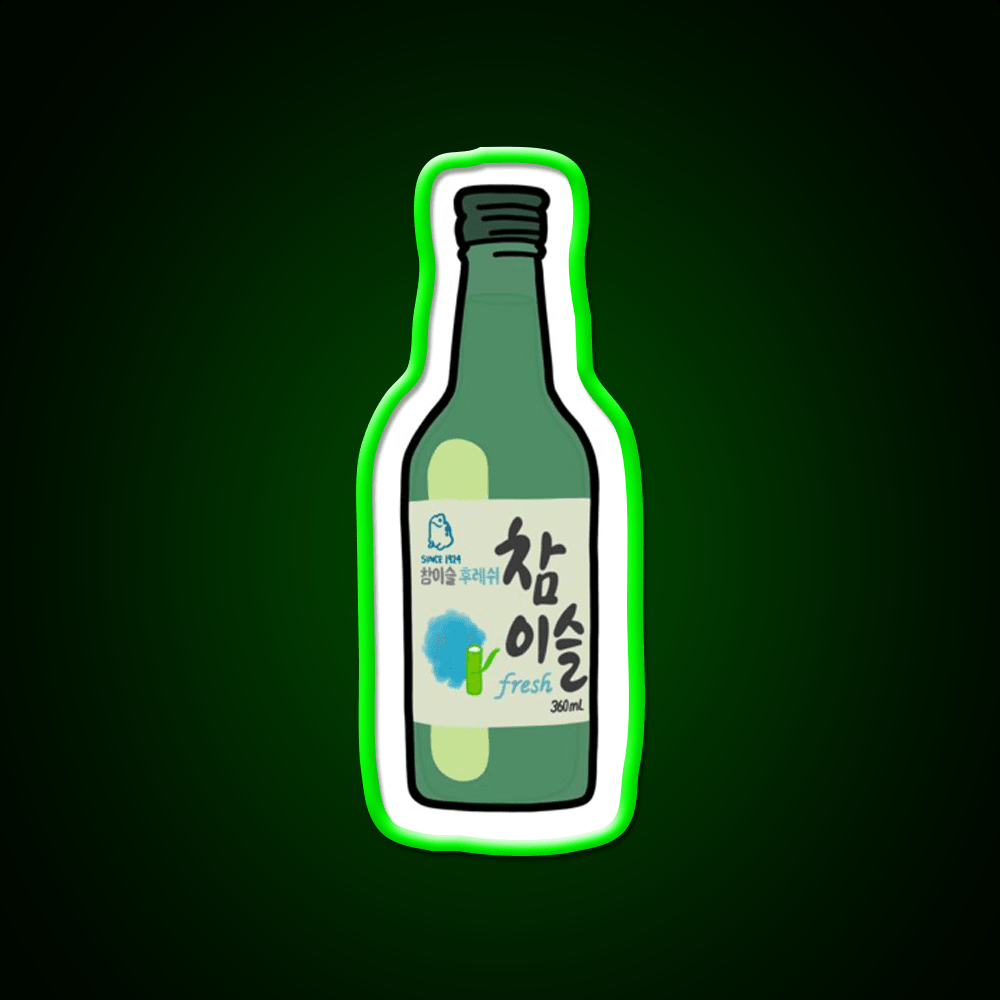 Soju Snack Food Led Neon Sign Rgb Color - Shineneon