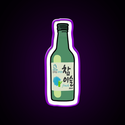 Soju Snack Food Led Neon Sign Rgb Color - Shineneon