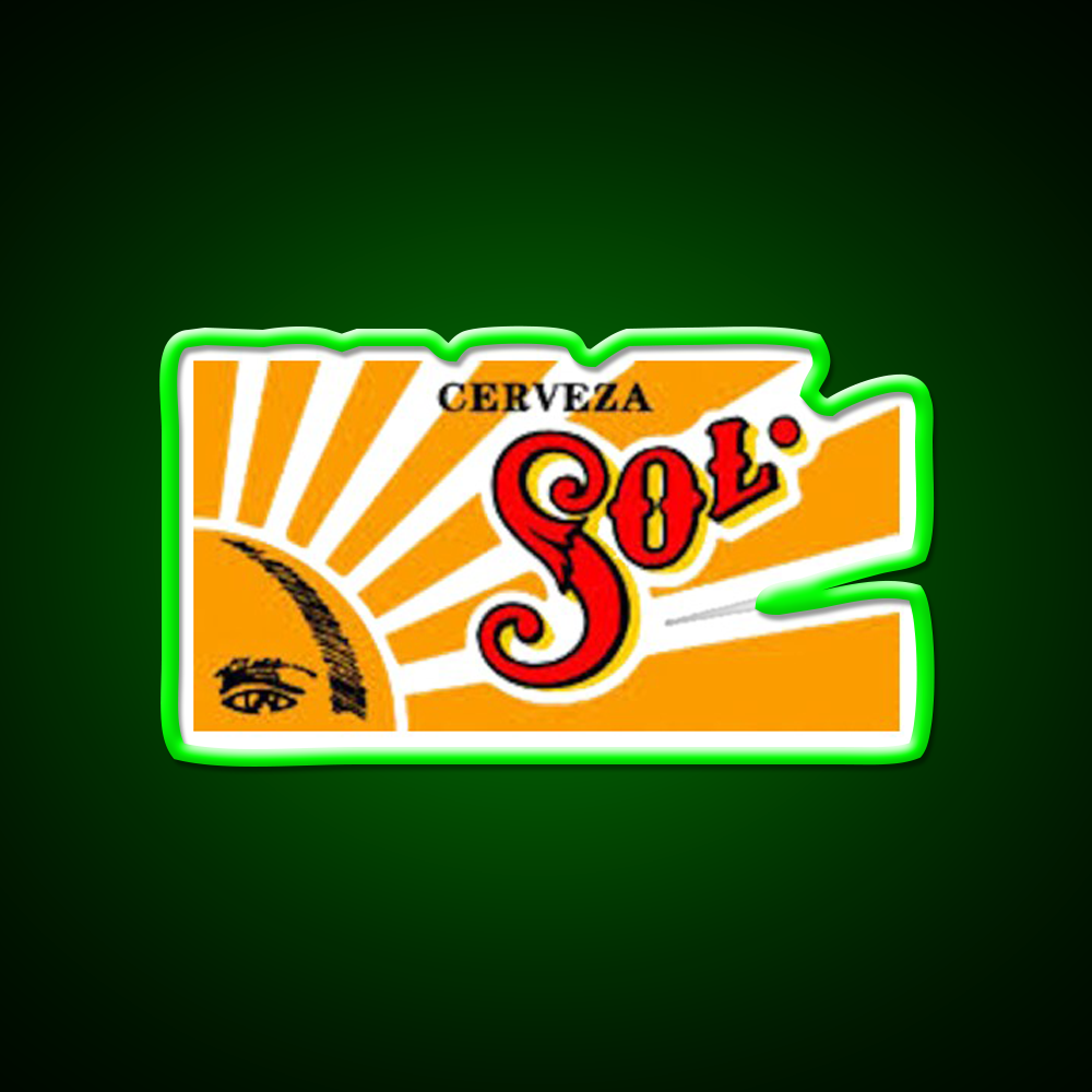 Sol Cerveza Beer Bar Decor Led Neon Sign Rgb Color - LED neon sign view 8