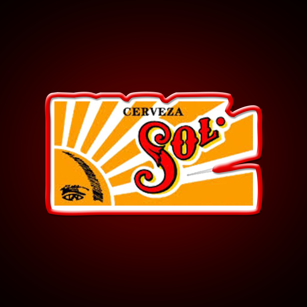 Sol Cerveza Beer Bar Decor Led Neon Sign Rgb Color - LED neon sign view 10