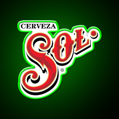 Sol Mexican Beer Bar Decor Led Neon Sign Rgb Color - LED neon sign view 8