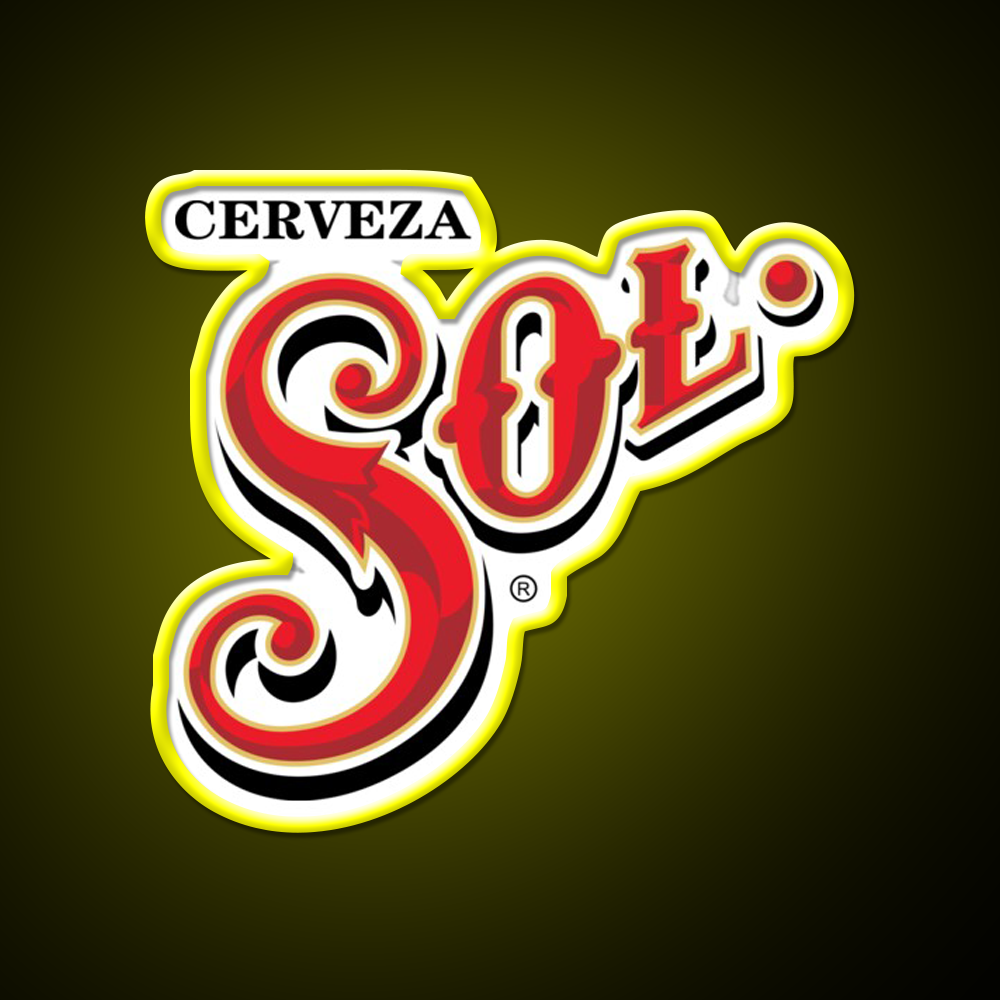 Sol Mexican Beer Bar Decor Led Neon Sign Rgb Color - LED neon sign view 7