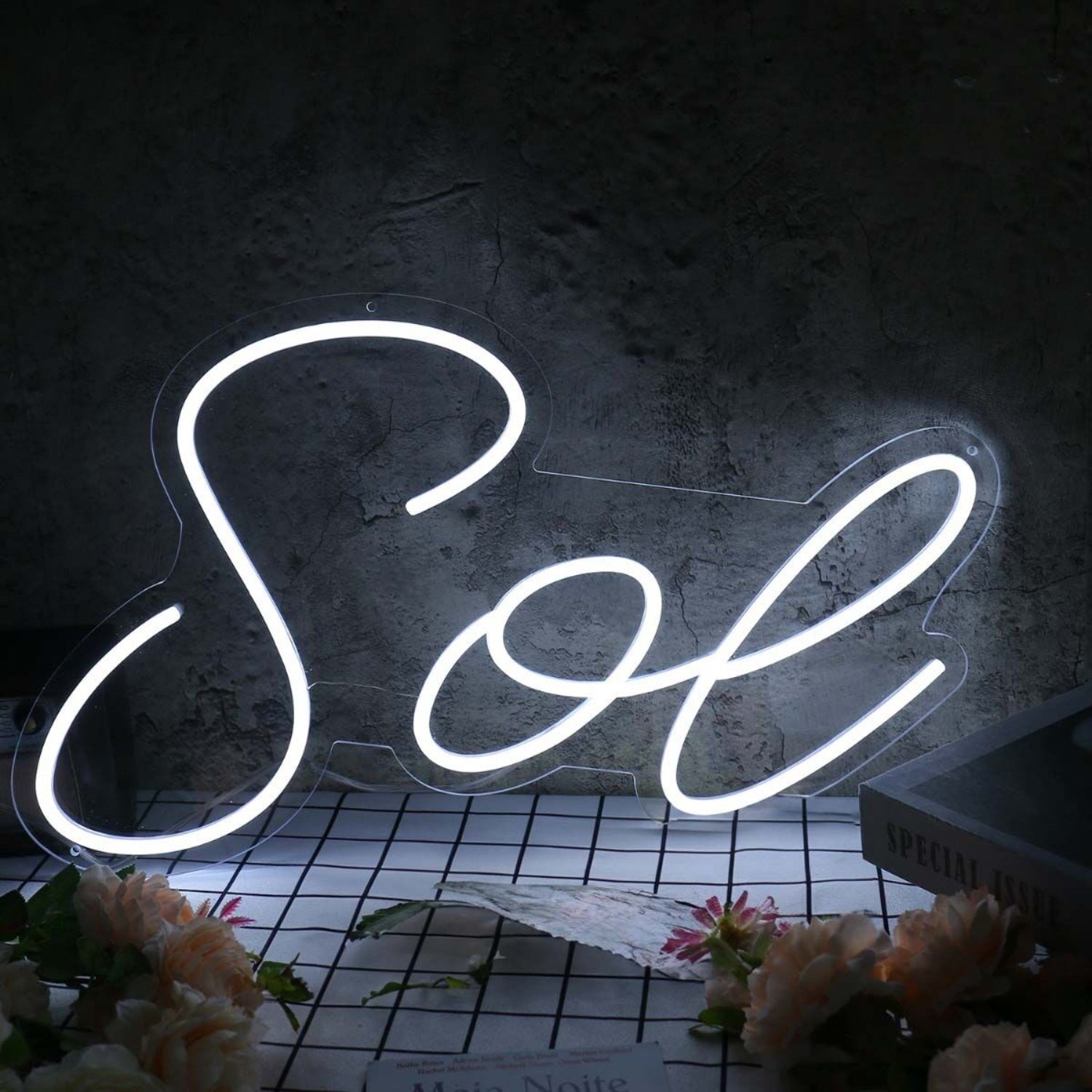 Sol White Led Neon Sign - Shineneon