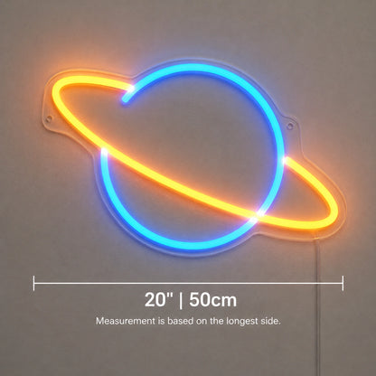 Solar Ring Planet Neon Sign LED Neon Sign size image