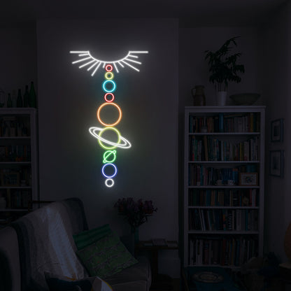 Solar System Led Neon Sign Wall Art | Shineneon