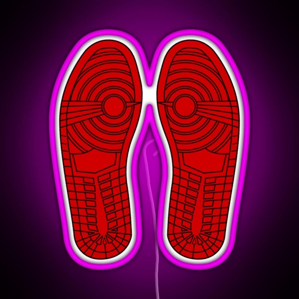 Sole Mates 1 Red Rgb Led Neon Sign Pop Wall Art - Shineneon