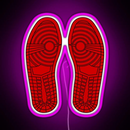 Sole Mates 1 Red Rgb Led Neon Sign Pop Wall Art - Shineneon