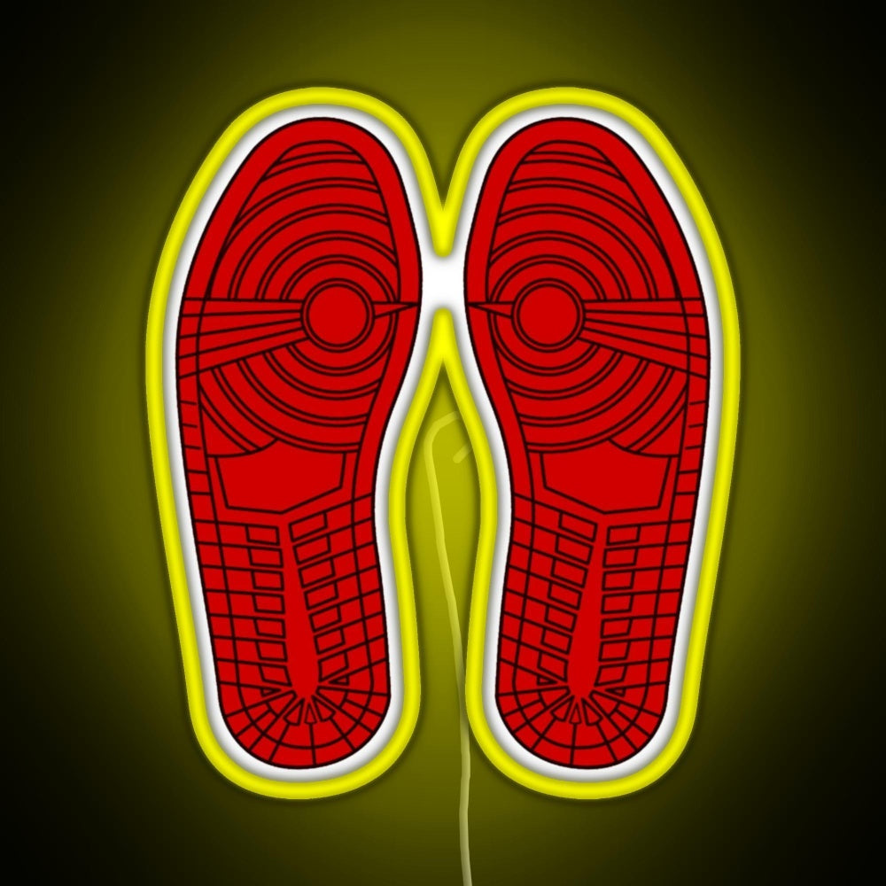 Sole Mates 1 Red Rgb Led Neon Sign Pop Wall Art