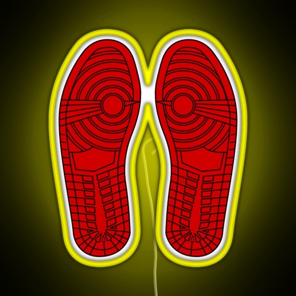 Sole Mates 1 Red Rgb Led Neon Sign Pop Wall Art - Shineneon