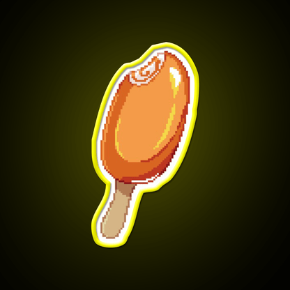 Solero Ice Cream Pixel Art Snack Food Led Neon Sign Rgb Color - Shineneon