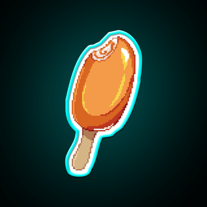 Solero Ice Cream Pixel Art Snack Food Led Neon Sign Rgb Color - Shineneon