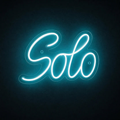 Solo LED Neon Sign - Shineneon