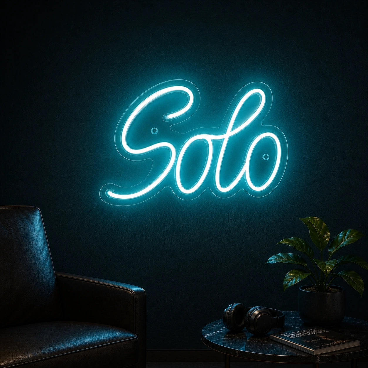 Solo LED Neon Sign Garage Man Cave Neon Sign high-converting product image