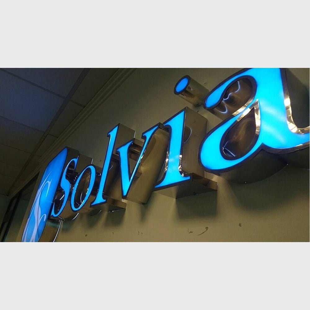 Solvia 3D Frontlit Channel Letters Led Light Sign - Shineneon