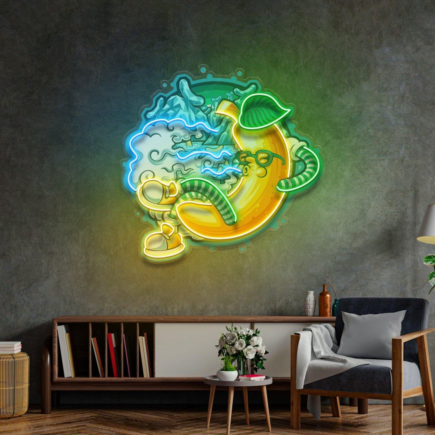 Sombrero Maracas Cartoon Uv Printed Led Neon Sign For Mexican Bar Restaurant Decor | Shineneon