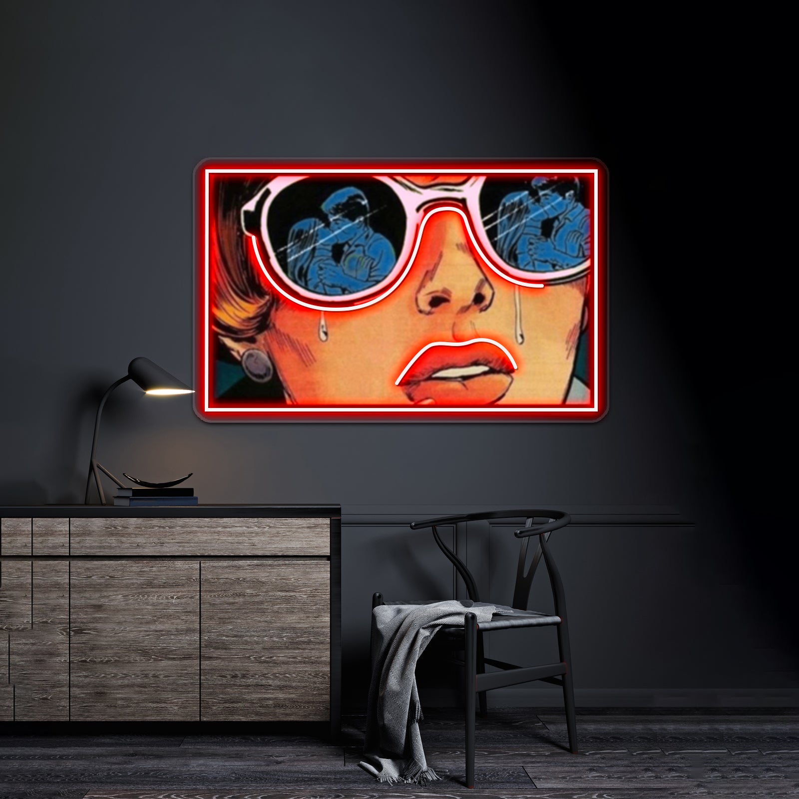 Somebody Else Hurt Artwork Custom Led Signs | Shineneon