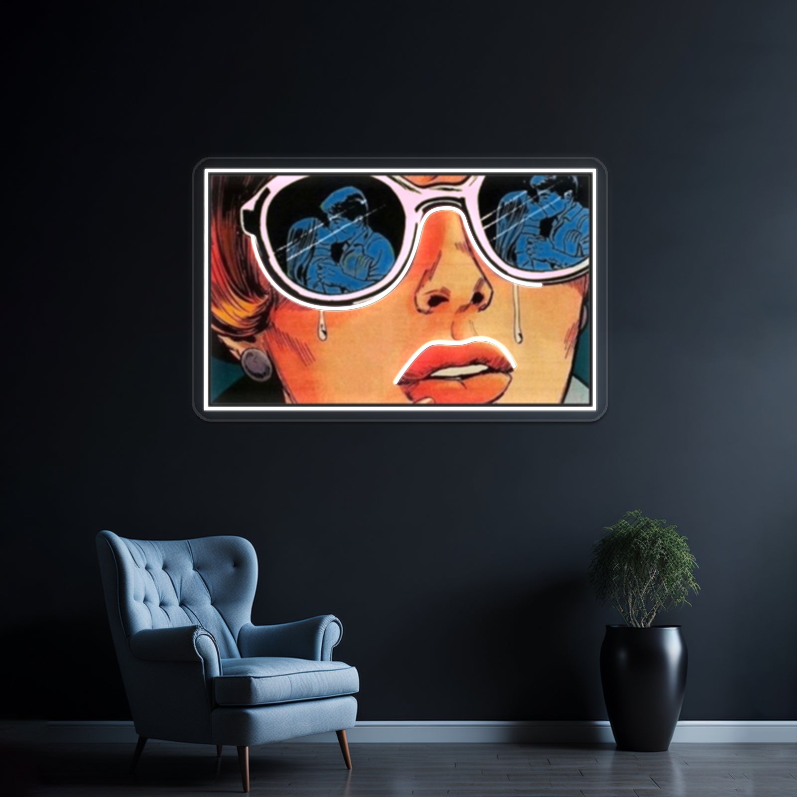 Somebody Else Hurt Artwork Custom Led Signs | Shineneon