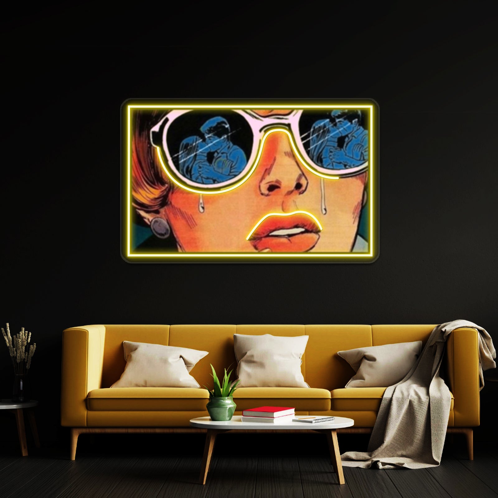 Somebody Else Hurt Artwork Custom Led Signs | Shineneon