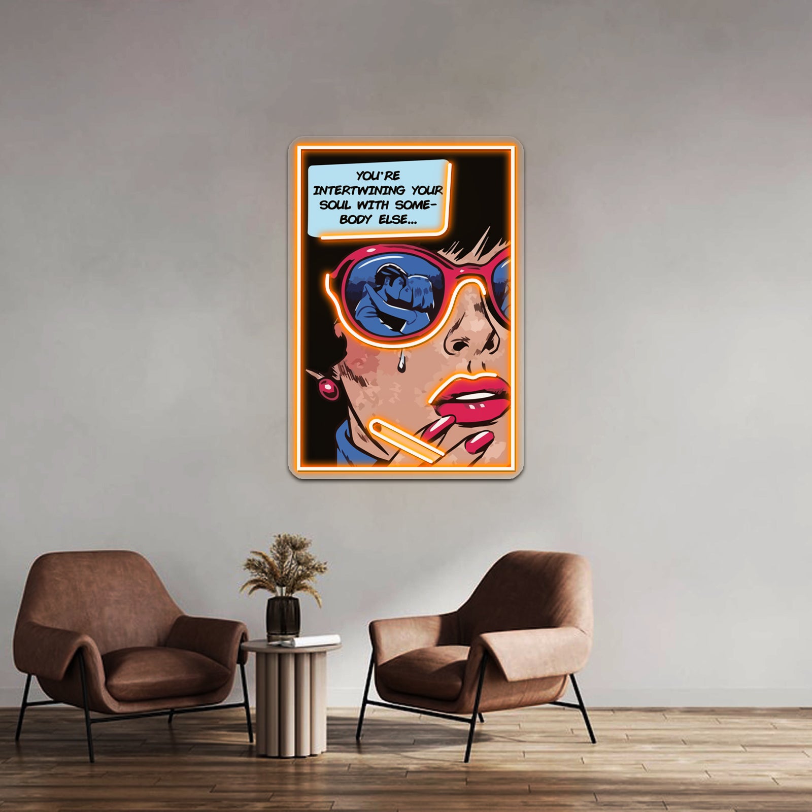 Somebody Else The 1975 Artwork Custom Led Signs | Shineneon