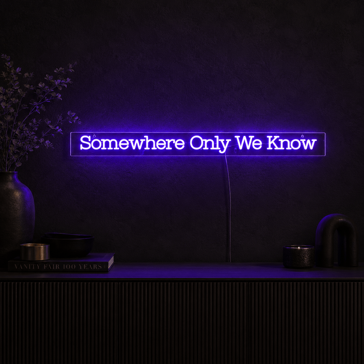 Somewhere Only We Know LED Neon Sign - Shineneon