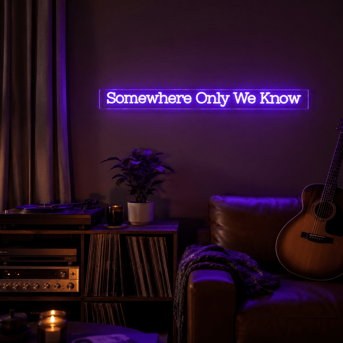 Somewhere Only We Know LED Neon Sign - Shineneon