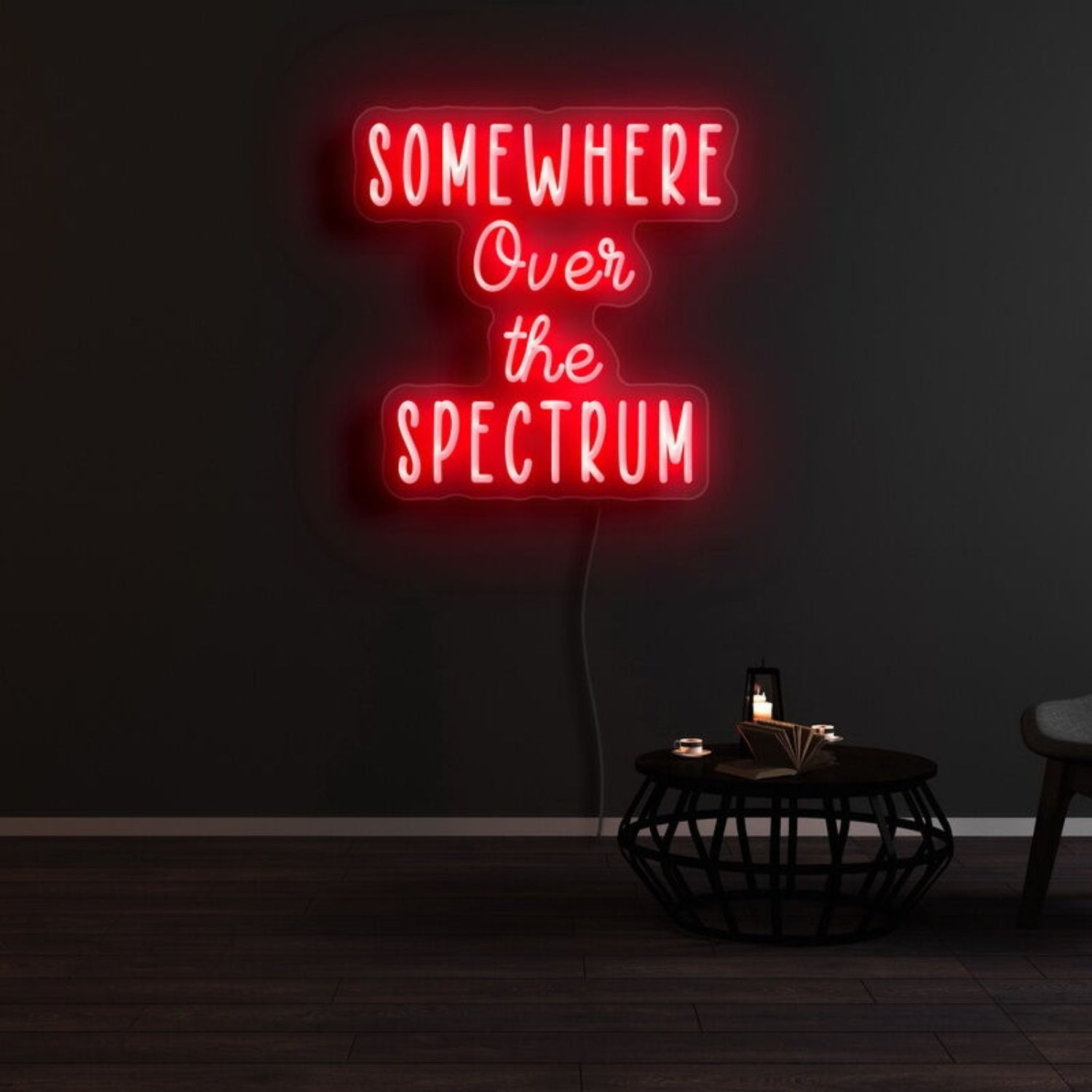 Somewhere Over The Spectrum Led Neon Sign - Shineneon