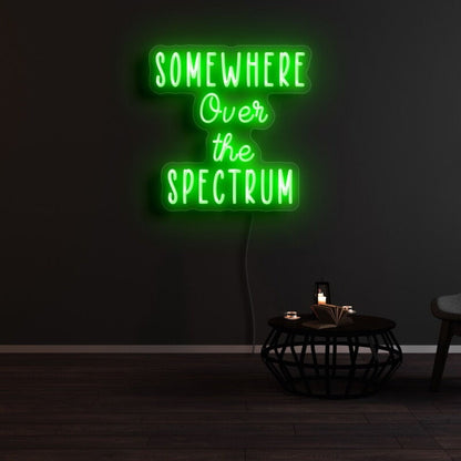 Somewhere Over The Spectrum Led Neon Sign - Shineneon