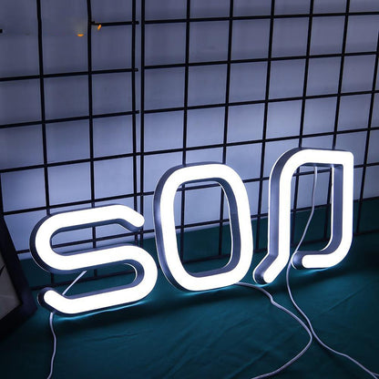 Son 3D Frontlit Letters Metal Led Sign
