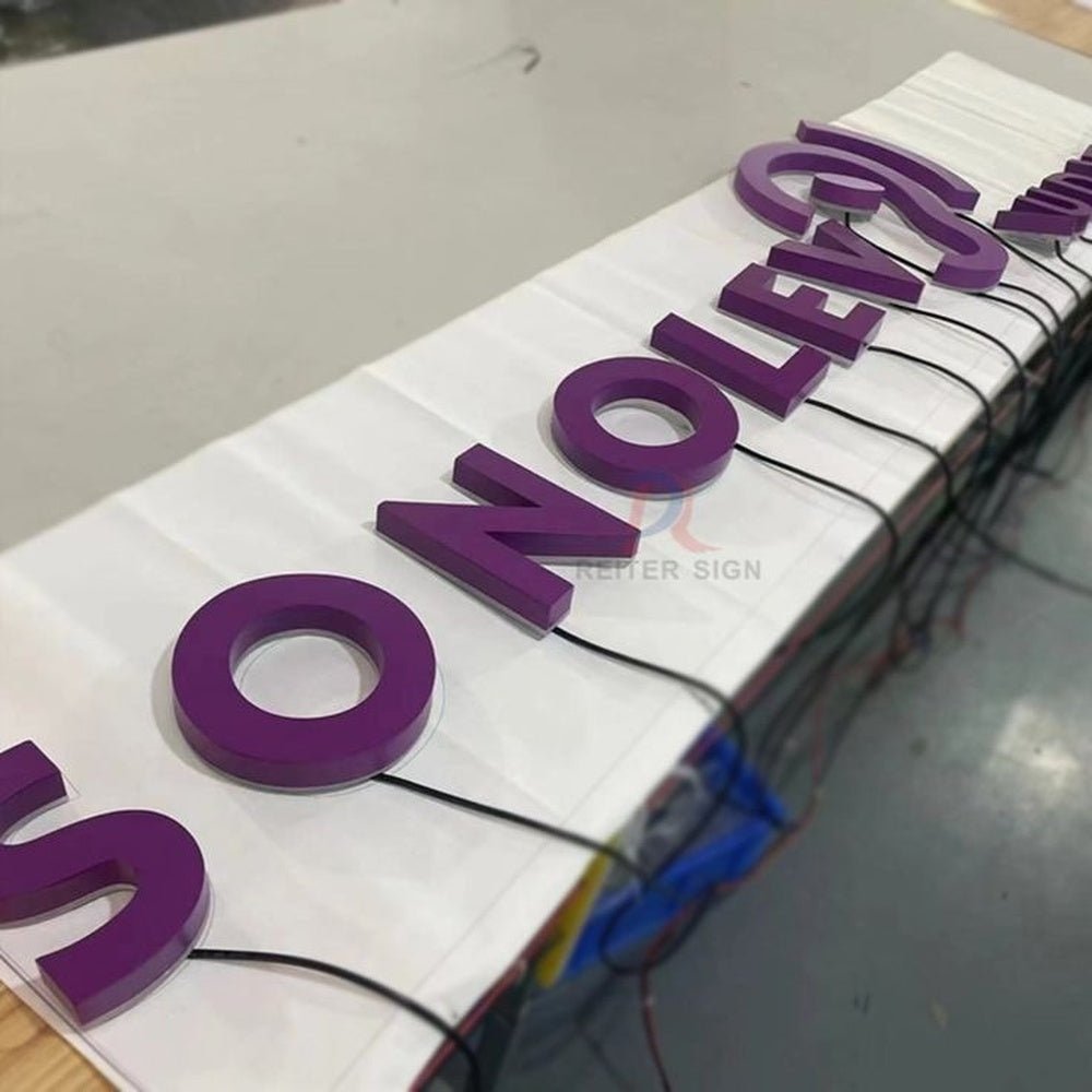 Sonolev 3D Backlit Channel Letters Led Light Sign - Shineneon