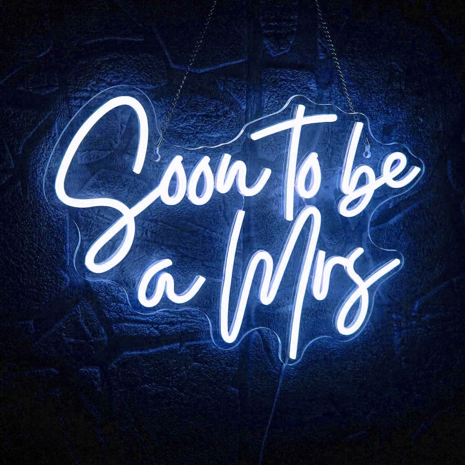 Soon To Be A Mrs Proposal Neon Sign | Shineneon