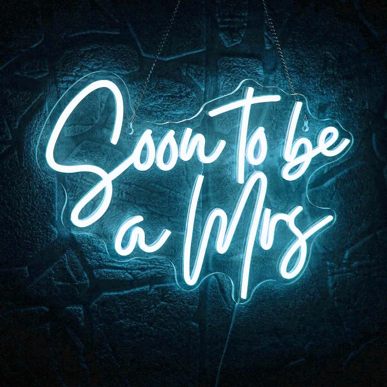 Soon To Be A Mrs Proposal Neon Sign | Shineneon