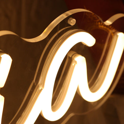 Sophia Yellow Led Neon Sign For Personalized Decor - Shineneon