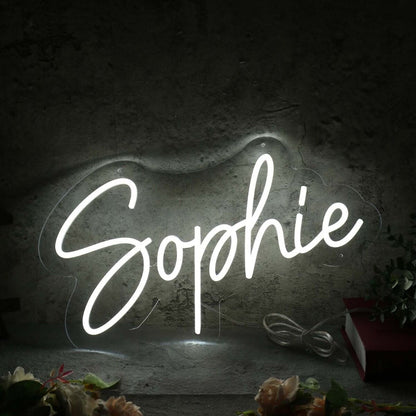 Sophie White Led Neon Sign - Shineneon