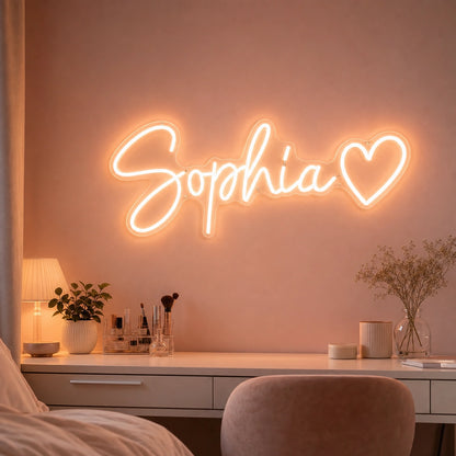 Sophiia LED Neon Sign Garage Man Cave Neon Sign real lifestyle scene