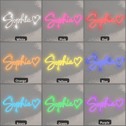 Sophiia LED Neon Sign Garage Man Cave Neon Sign color grid