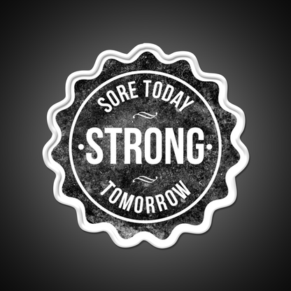 Sore Today Strong Tomorrow Gym Fitness Led Neon Sign Gym Room Sign Rgb Color