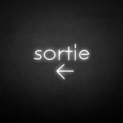 Sortie Led Neon Sign - Shineneon