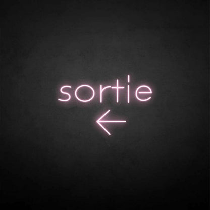 Sortie Led Neon Sign - Shineneon