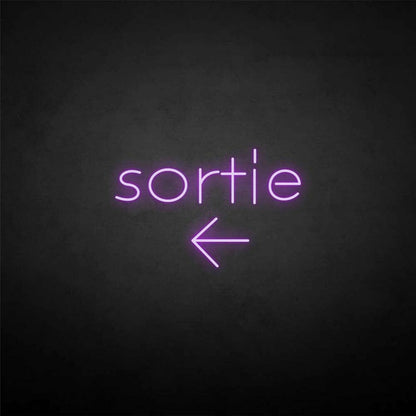 Sortie Led Neon Sign - Shineneon