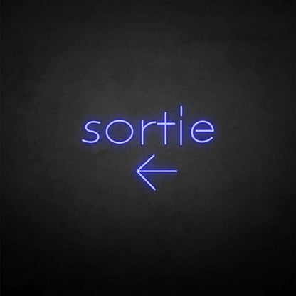 Sortie Led Neon Sign - Shineneon