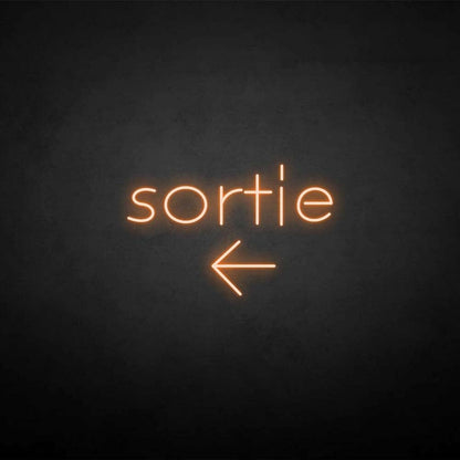 Sortie Led Neon Sign - Shineneon