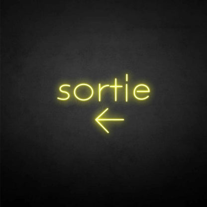 Sortie Led Neon Sign - Shineneon