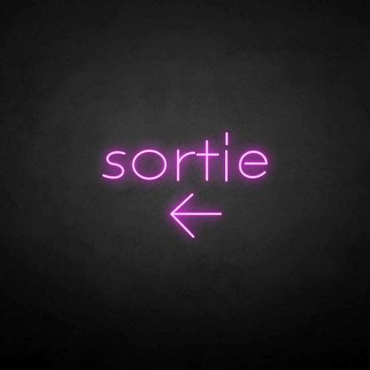 Sortie Led Neon Sign - Shineneon