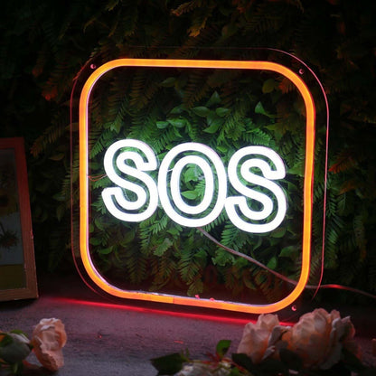 Sos Custom Led Neon Sign - Shineneon