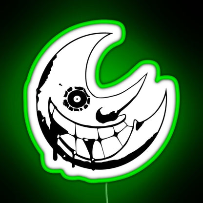 Soul Eater Moon Rgb Led Neon Sign Pop Wall Art - Shineneon