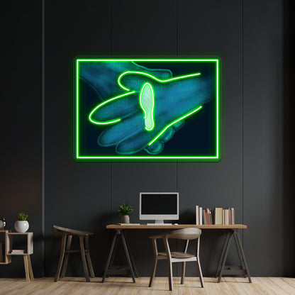 Soul Ready To Live Artwork Digital Art Wall Artwork Neon Signs