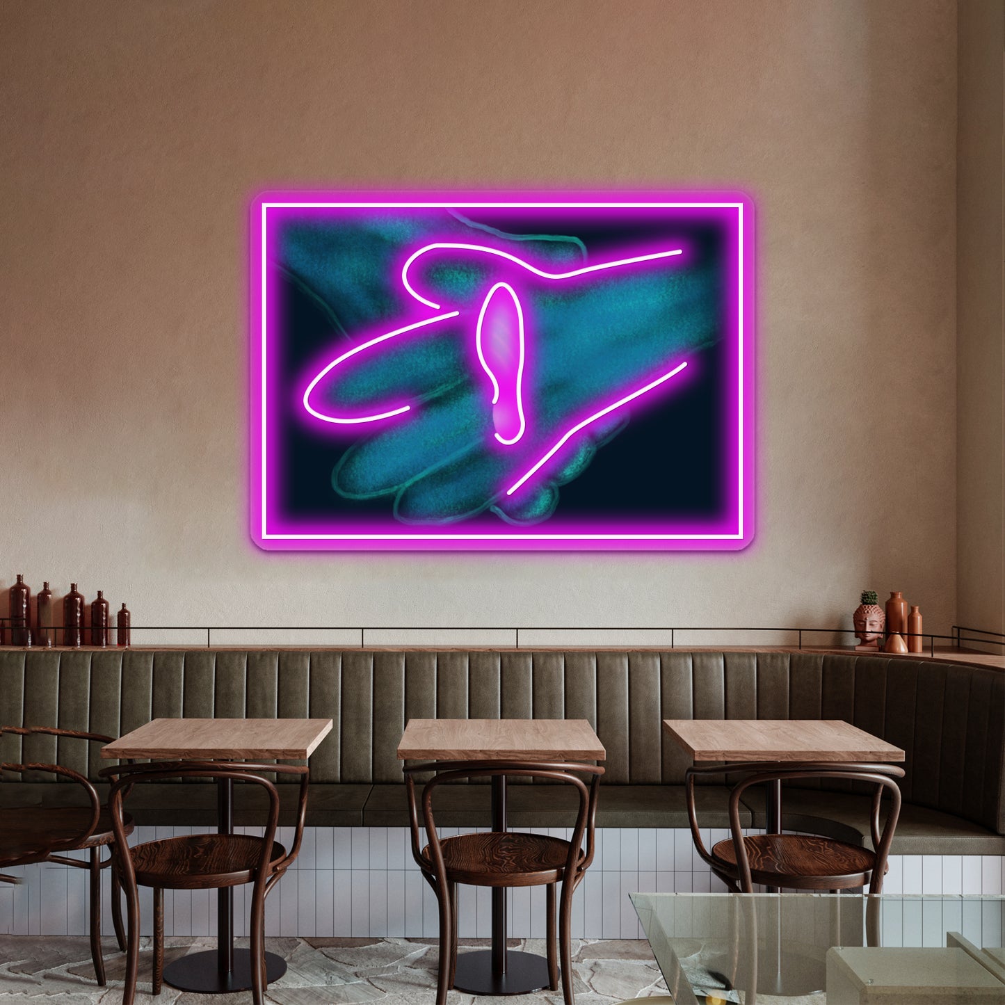 Soul Ready To Live Artwork Digital Art Wall Artwork Neon Signs