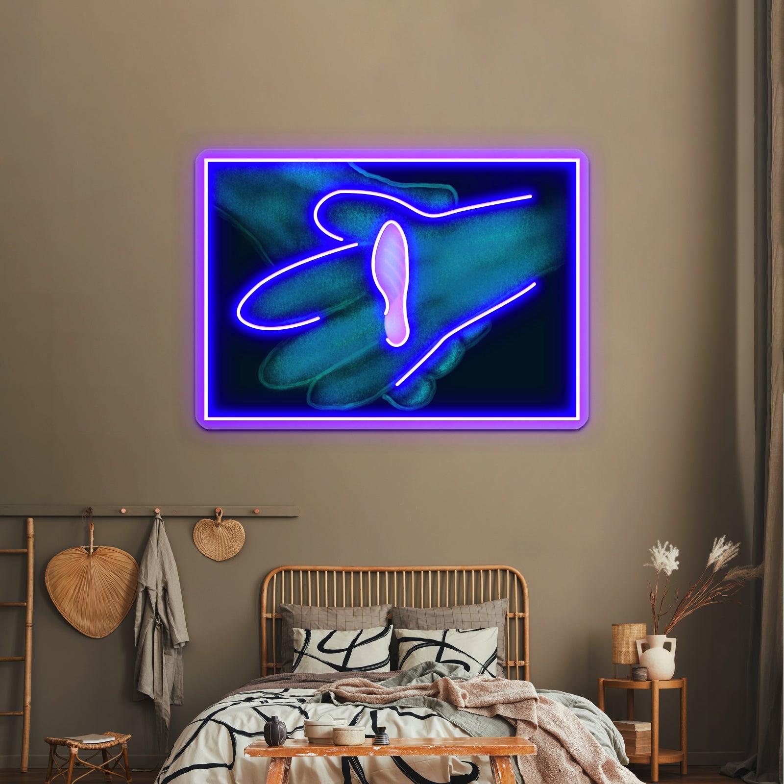 Soul Ready To Live Artwork Digital Art Wall Artwork Neon Signs | Shineneon