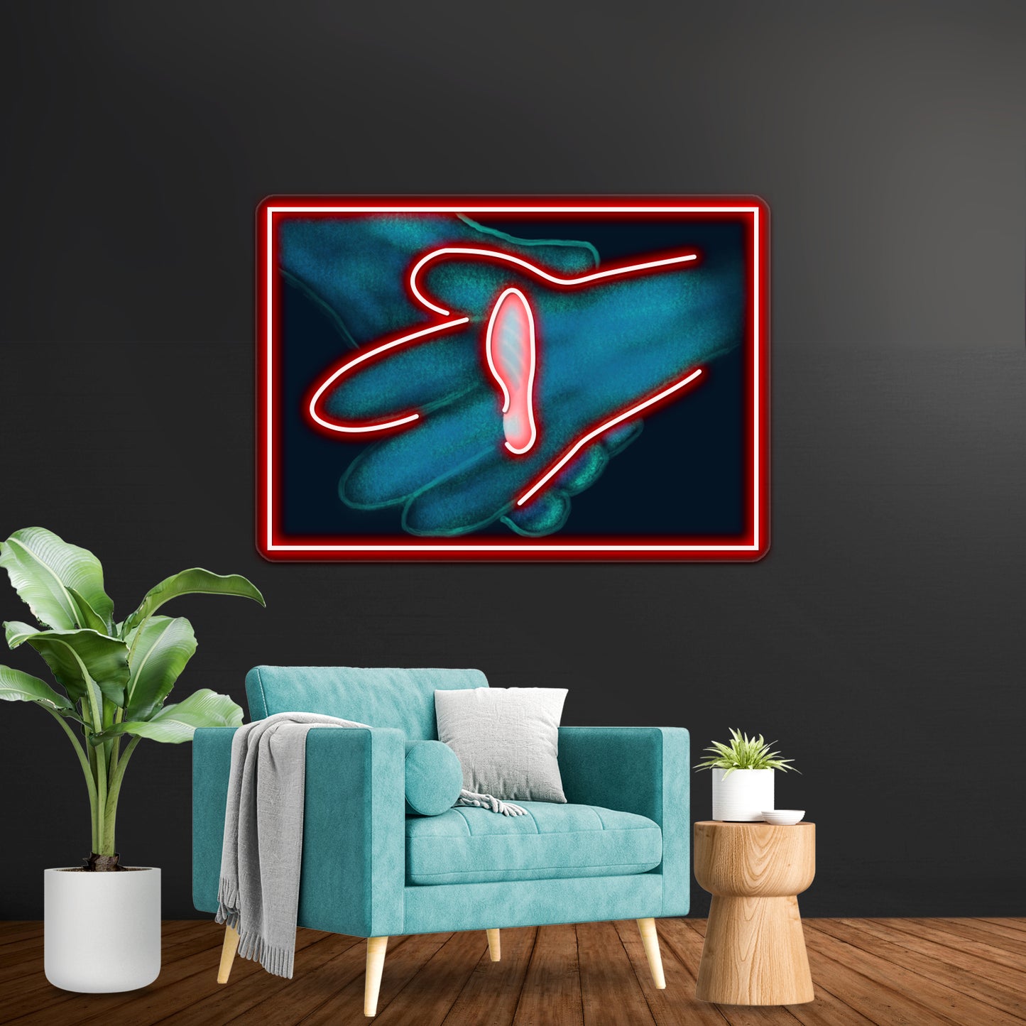 Soul Ready To Live Artwork Digital Art Wall Artwork Neon Signs